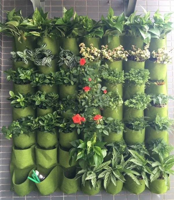 Подвесные карманы из геотекстиля